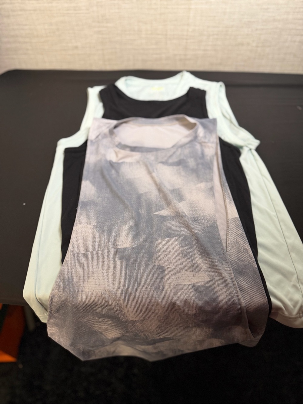 Men's Tank Top Pack - Black and Light Mint